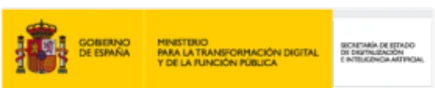 Gobierno de Espana. Ministerio para la Transformacion Digital y de la Funcion Publica. Secretaria de Estado de Digitalizacion e Inteligencia Artificial